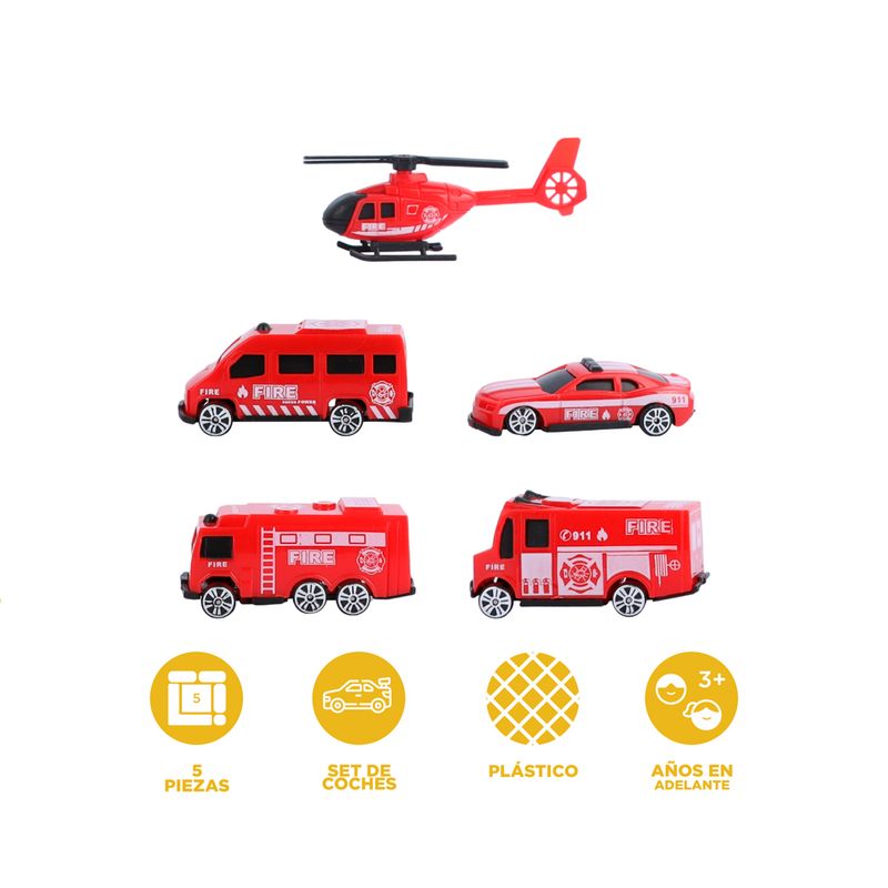 Coche-de-bomberos-de-la-serie-de-camiones-de-bomberos-5-unidades-serie-miniso-Miniso-3-25040
