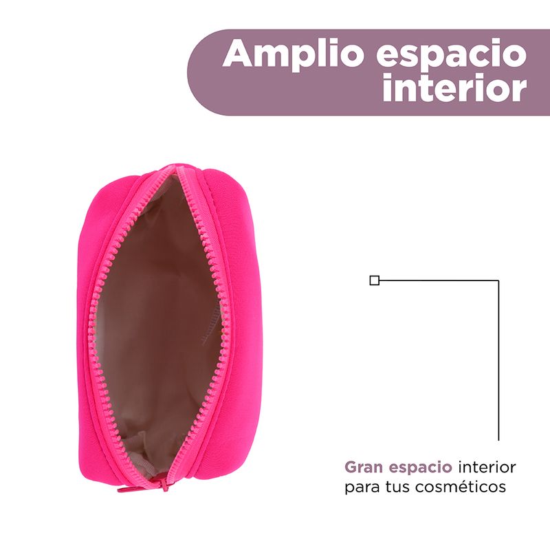 Cosmetiquera-miniso-tela-tipo-esponja-rosa-Miniso-5-25084