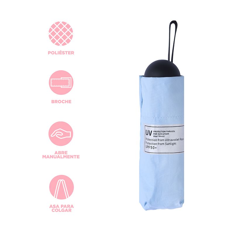 Paraguas-plegable-100-poli-ster-azul-53-3-cm-manual-Miniso-3-25093
