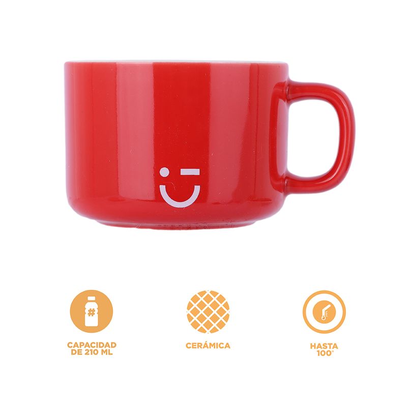 Taza-con-posavasos-rainbow-series-210-ml-rojo-Miniso-3-25148