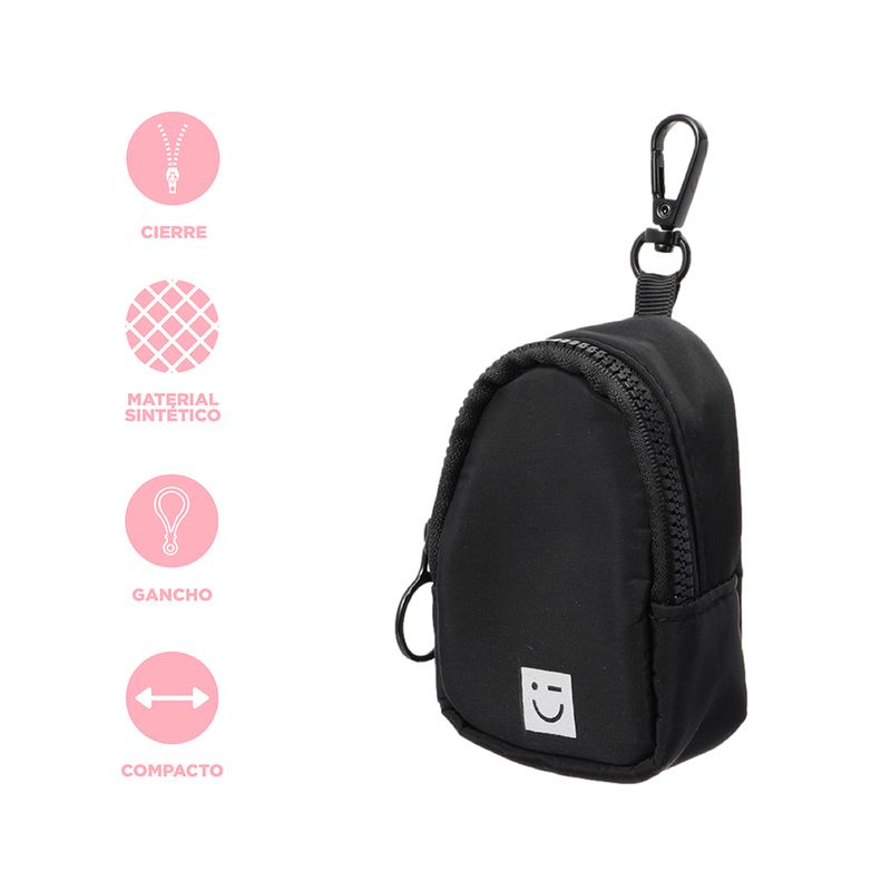 Monedero-miniso-serie-basicos-de-nylon-negro-Miniso-3-25175