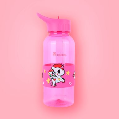 Tomatodo de plástico colección tokidoki con sorbete y funda 1000 ml rosa -  Tokidoki