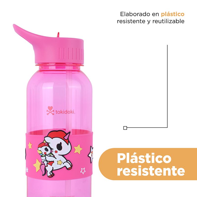 Vaso-de-pl-stico-colecci-n-tokidoki-con-sorbete-y-funda-1000-ml-rosa-Tokidoki-6-25185