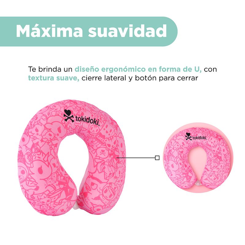 Almohada-de-viaje-tokidoki-collection-de-espuma-viscoel-stica-para-el-cuello-color-rosa-Tokidoki-4-25191