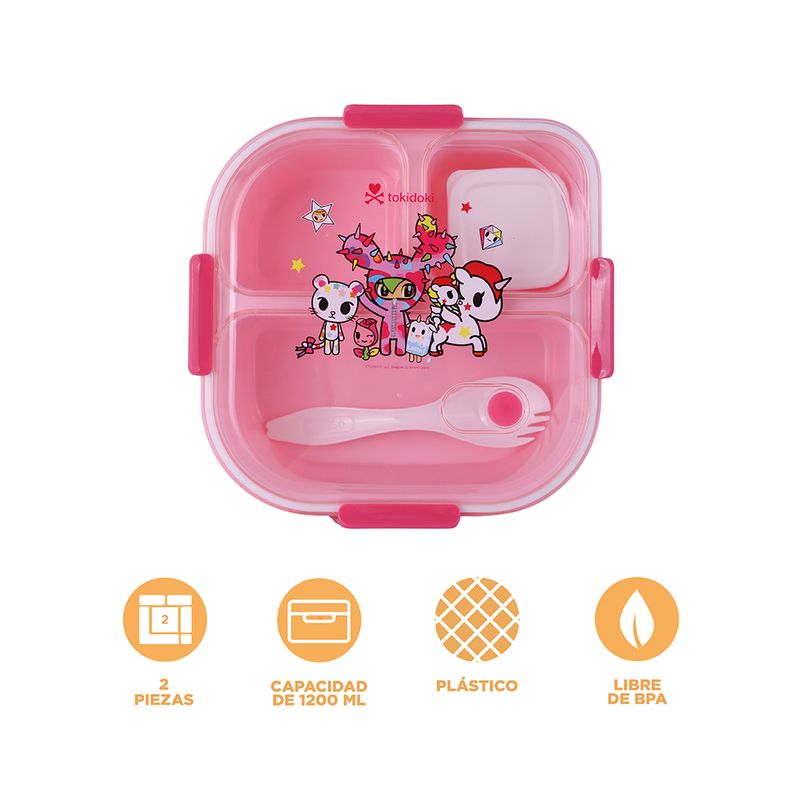 Contenedor-para-alimentos-colecci-n-tokidoki-caja-bento-de-3-compartimentos-1200-ml-rosa-Tokidoki-3-25211