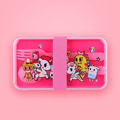 Contenedor para alimentos de doble capa colección tokidoki 1000 ml rosa -  Tokidoki