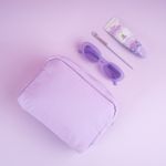 Cosmetiquera-miniso-nylon-lisa-lila-Miniso-3-25232