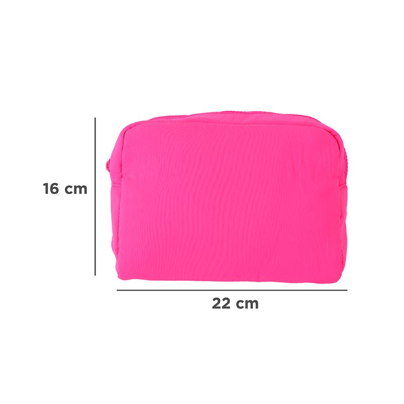 Cosmetiquera-miniso-nylon-lisa-rosa-Miniso-7-25233