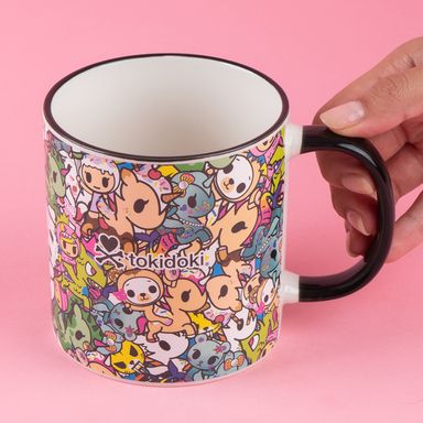 Taza de cerámica con estampado mini printts de la colección tokidoki 440 ml -  Tokidoki