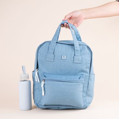 Mochila de moda miniso serie denim azul -  Miniso
