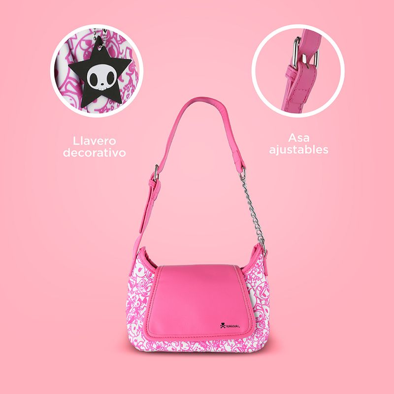 Bolso-hobo-con-solapa-y-accesorio-colecci-n-tokidoki-rosa-Tokidoki-5-25301