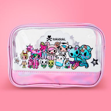 Cosmetiquera colección tokidoki rectangular transparente morado -  Tokidoki
