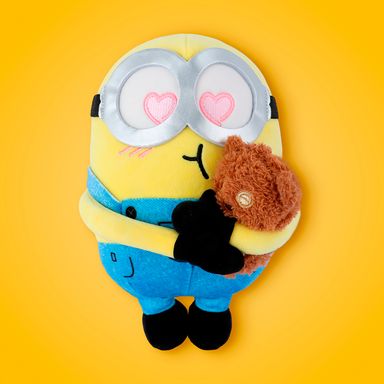 Peluche 20 cm bob abrazando a tim serie minions -  Minions