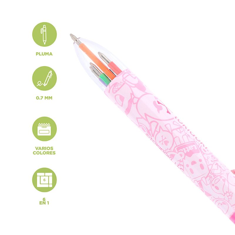 Lapicero-multicolor-0-7-mm-rosa-serie-tokidoki-Tokidoki-4-25332