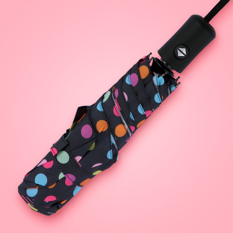 Paraguas-plegable-dots-100-poli-ster-negro-estampado-lunares-53-5-cm-autom-tico-Miniso-2-25333