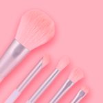 Juego-de-brochas-de-maquillaje-con-bolsa-de-almacenamiento-5-piezas-rosa-Miniso-2-25370