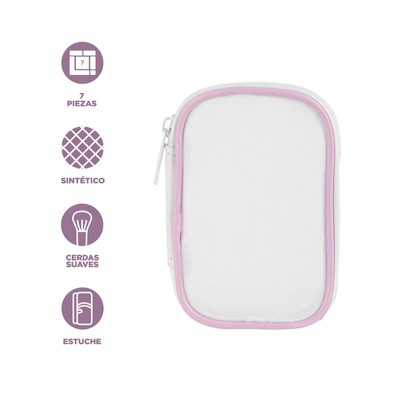 Juego-de-brochas-de-maquillaje-con-bolsa-de-almacenamiento-5-piezas-rosa-Miniso-3-25370
