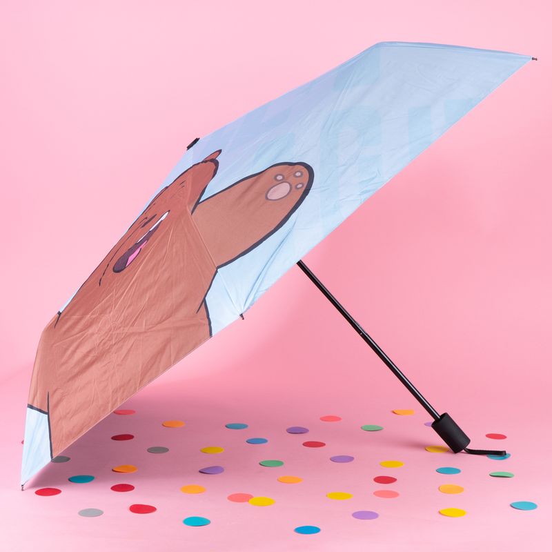 Paraguas-plegable-music-festival-100-poli-ster-azul-53-5-cm-pardo-We-Bare-Bears-3-25373