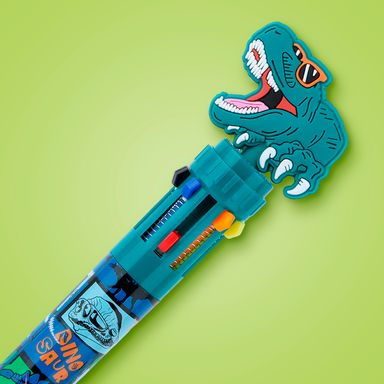 Lapicero 10 colores pdq serie dinosaurios -  Miniso