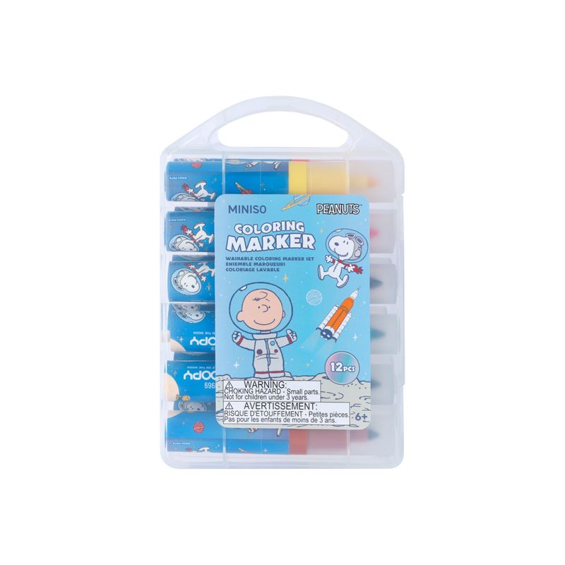 Set-de-plumones-lavables-12-piezas-serie-snoopy-Snoopy-1-25091