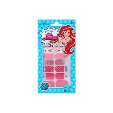 Disney princess collection 16 stickers para uñas ariel -  Disney