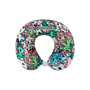 Almohada de viaje tokidoki collection de espuma viscoelástica para el cuello color negro -  Tokidoki