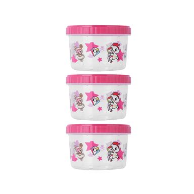 Contenedor para alimentos tarros de almacenamiento de la colección tokidoki 3 piezas rosa -  Tokidoki