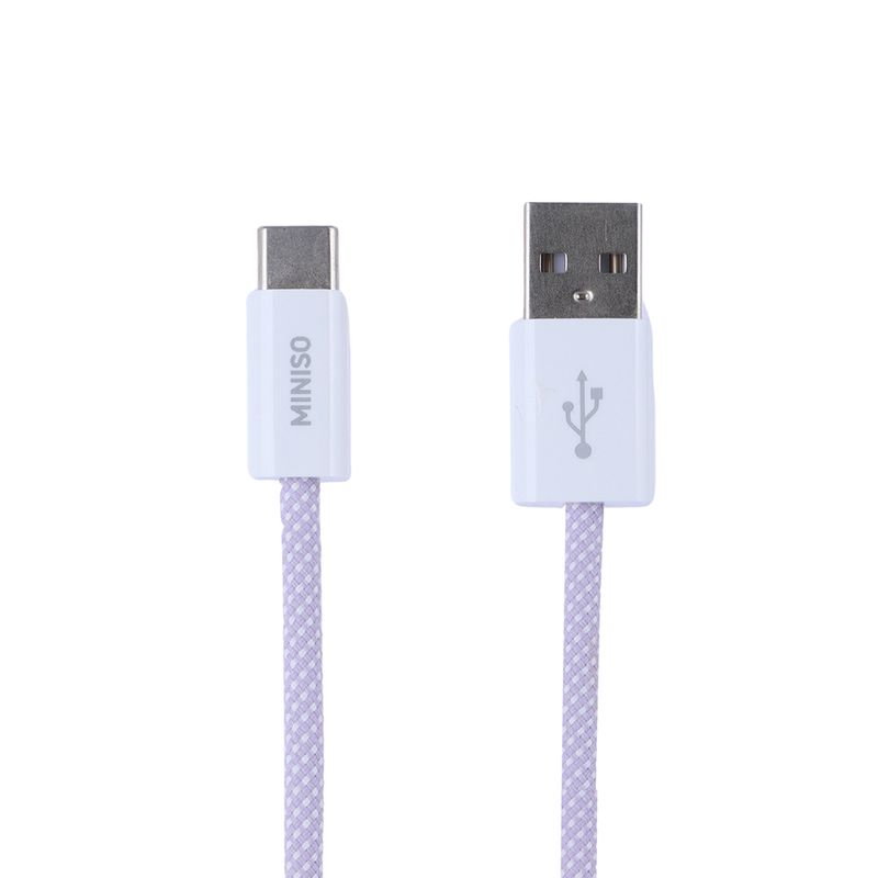 Cable-de-carga-tejido-tipo-c-master-series-morado-miniso-Miniso-1-25378