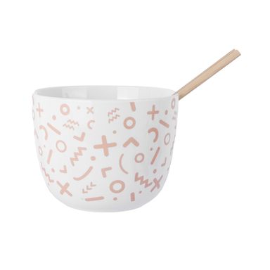 Tazón para rámen de cerámica para fideos con palillos 1150ml naranja serie miniso -  Miniso