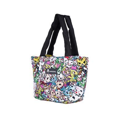 Bolso tote maxi colección toki doki multiprint negro -  Tokidoki