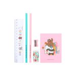 Set-de-escritorio-a-bloc-de-notas-40-hojas-borrador-sacapuntas-regla-l-piz-x2-serie-wbb-We-Bare-Bears-1-25485