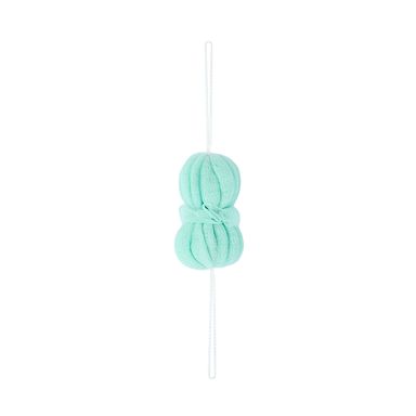 Esponja de ducha de doble bola verde claro -  Miniso
