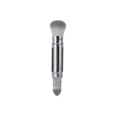 Brocha de maquillaje retráctil de doble punta gris -  Miniso