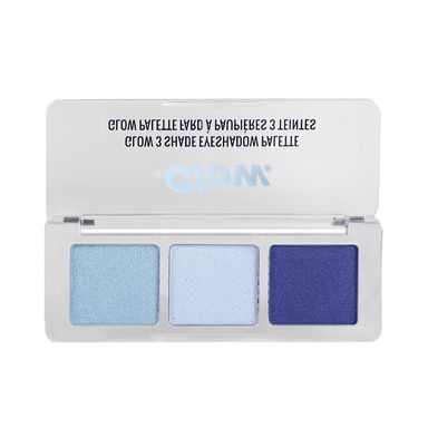 Glow paleta de sombras de ojos 3 sombras 02 icy -  Miniso