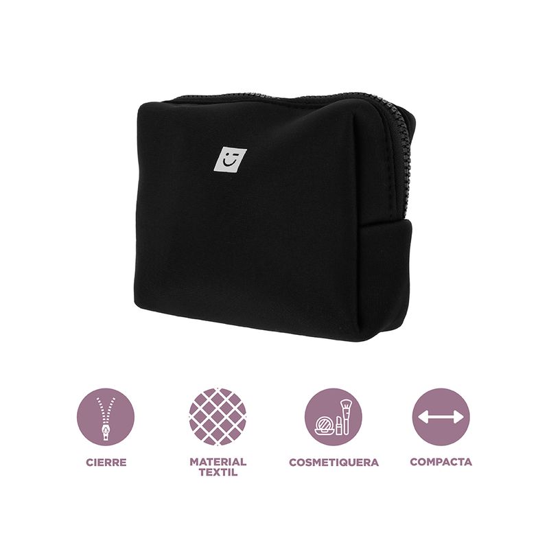 Cosmetiquera-miniso-tela-tipo-esponja-negro-Miniso-4-25085