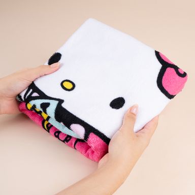 Toalla de baño sanrio hello kitty rosa 127cm x 64cm -  Sanrio