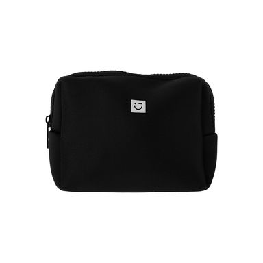 Cosmetiquera miniso tela tipo esponja negro -  Miniso