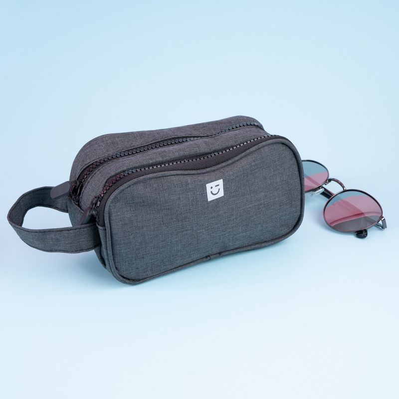 Cosmetiquera-miniso-unisex-doble-compartimento-gris-Miniso-3-25506