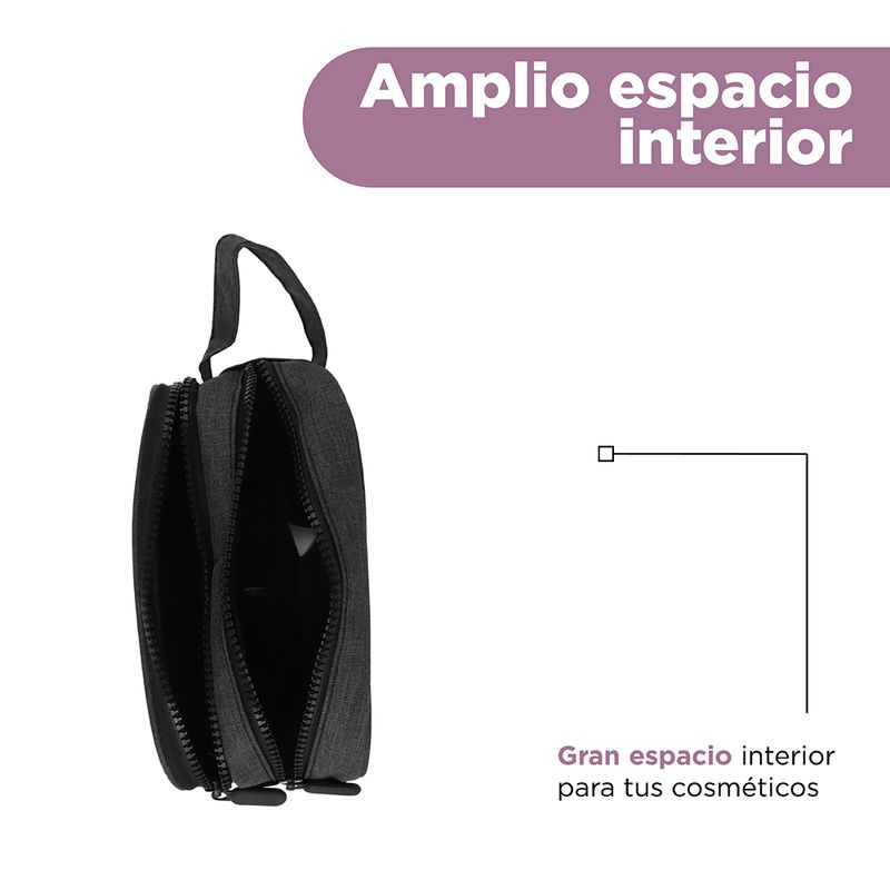Cosmetiquera-miniso-unisex-doble-compartimento-gris-Miniso-5-25506