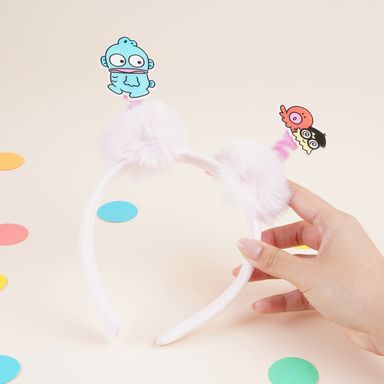 Vincha sanrio hangyodon peluche rosa -  Sanrio