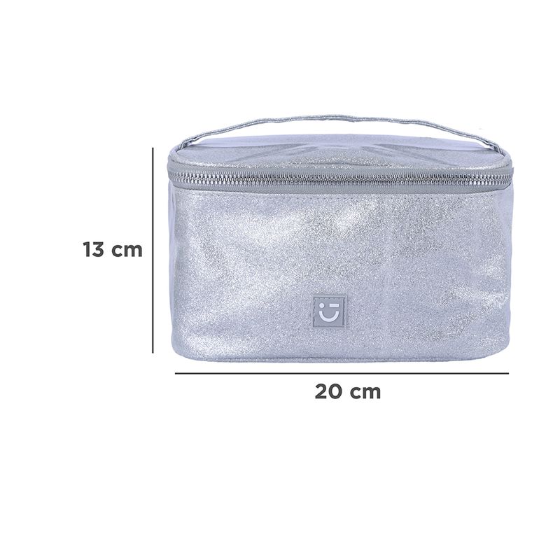 Cosmetiquera-tipo-neceser-miniso-serie-moon-stars-glitter-plata-Miniso-7-25589