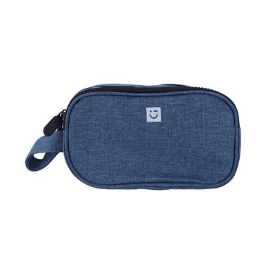 Cosmetiquera miniso unisex doble compartimento azul -  Miniso