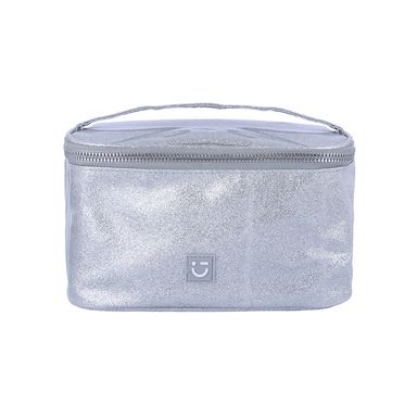 Cosmetiquera tipo neceser miniso serie moon stars glitter plata -  Miniso