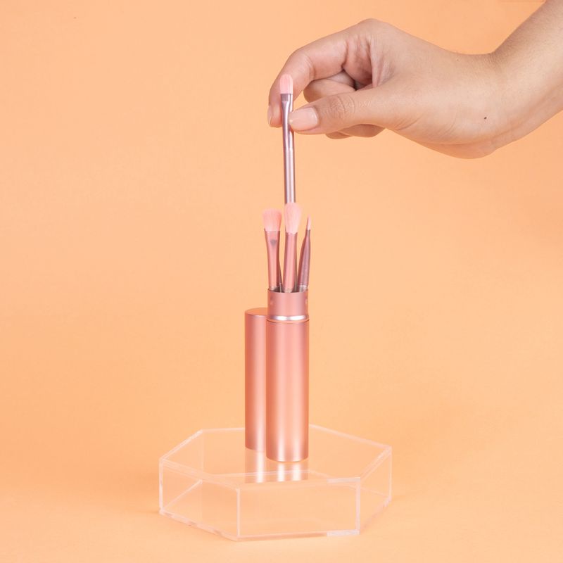 Juego-de-brochas-de-maquillaje-de-ojos-portatiles-con-soporte-5-piezas-rosa-Miniso-2-24260