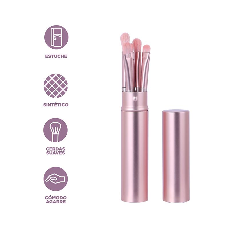 Juego-de-brochas-de-maquillaje-de-ojos-portatiles-con-soporte-5-piezas-rosa-Miniso-4-24260