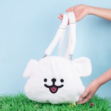 Bolsa crossbody bolsa cruzada de felpa serie maltese -  Maltese
