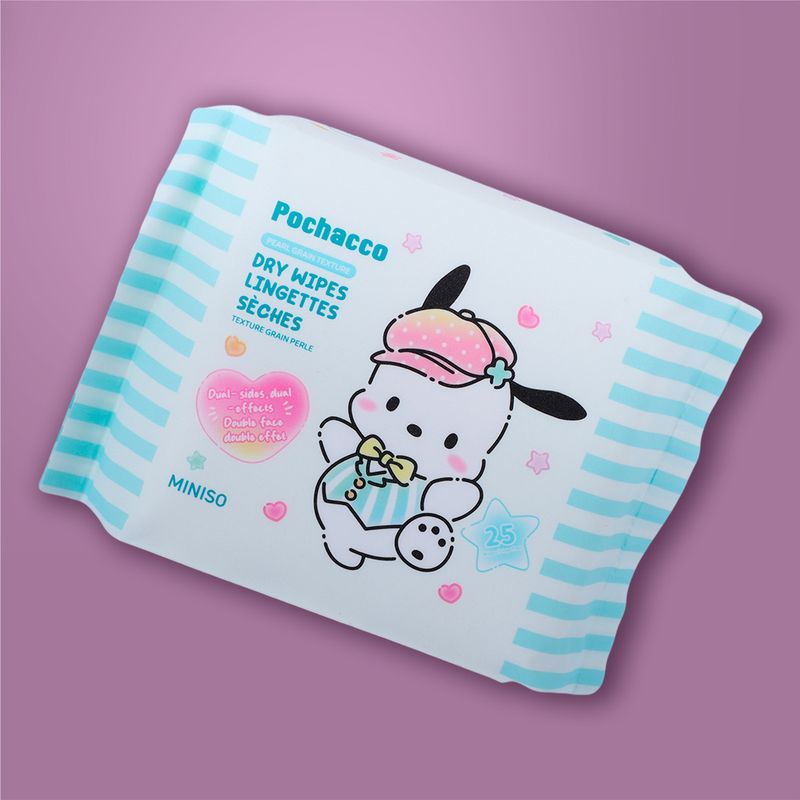 Toallitas-secas-con-textura-de-grano-de-perla-pochacco-25-toallitas-Sanrio-2-25681