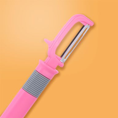 Pelador de verduras giratorio rosa -  Miniso