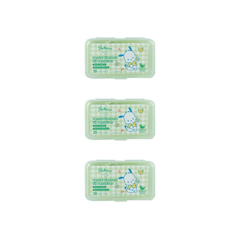 Hilo-dental-pochacco-extra-fino-con-sabor-a-menta-20-unidades-3-paquetes-Sanrio-1-24360