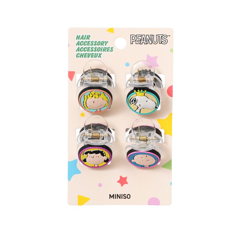 Set-de-pinzas-para-cabelloc-oleccion-snoopy-serie-celebrate-4-pzas-Snoopy-1-25193